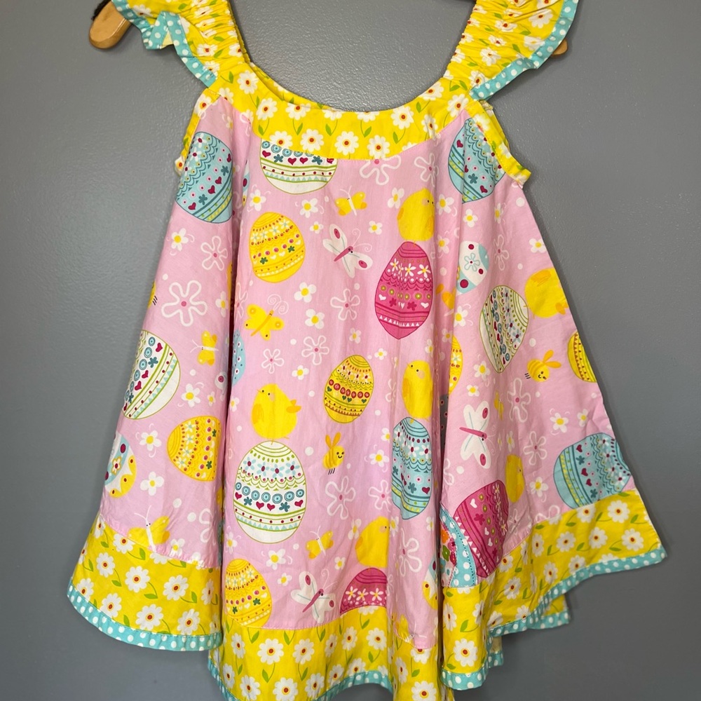 Jelly The Pug Jelly the Pug Easter-themed dress size 7 NWT!!